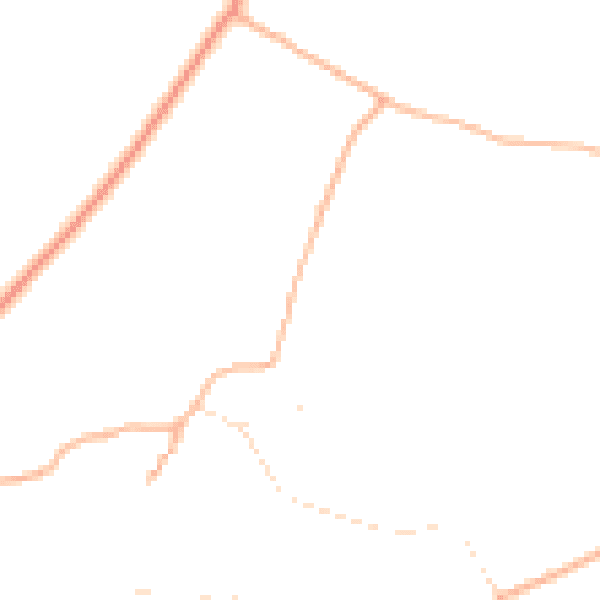 Daytime road noise heatmap for PL19 0LY
