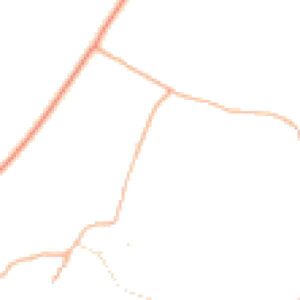 Daytime road noise heatmap for PL19 0LZ