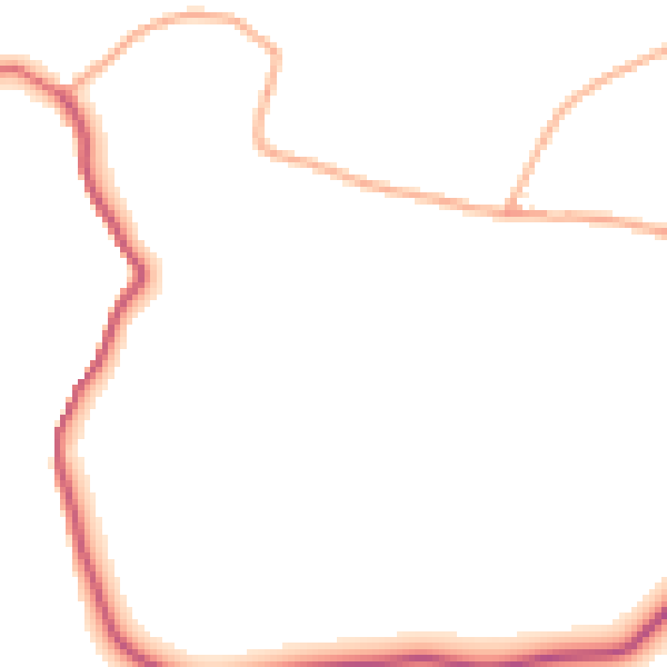 Daytime road noise heatmap for PL19 0QN