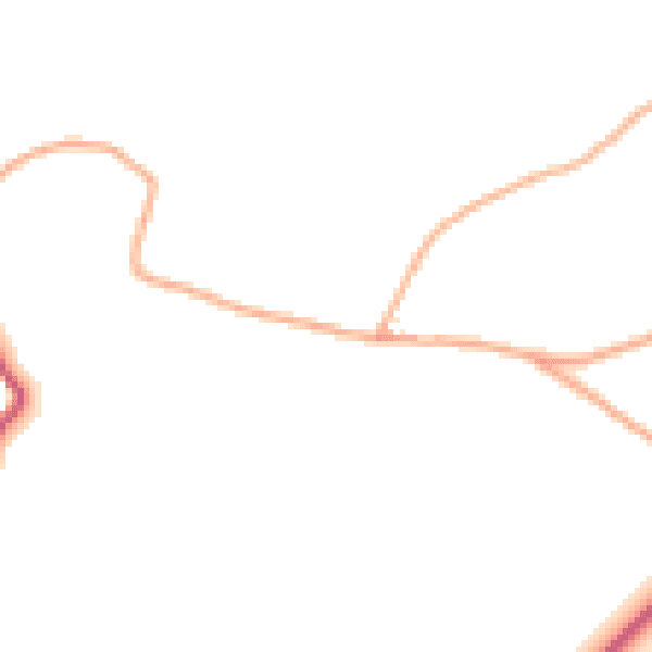Daytime road noise heatmap for PL19 0QR