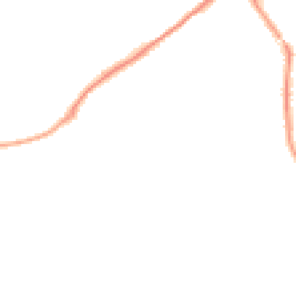Night-time road noise heatmap for PL19 8BJ