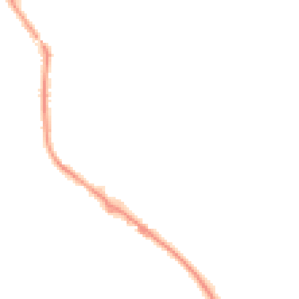 Night-time road noise heatmap for PL19 8DR