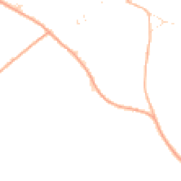 Daytime road noise heatmap for PL19 8GL