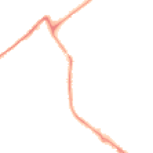 Night-time road noise heatmap for PL19 8HJ
