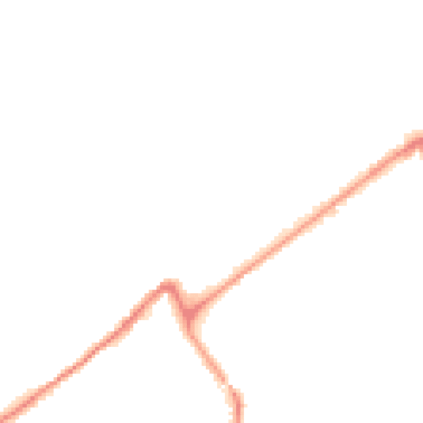 Night-time road noise heatmap for PL19 8LA