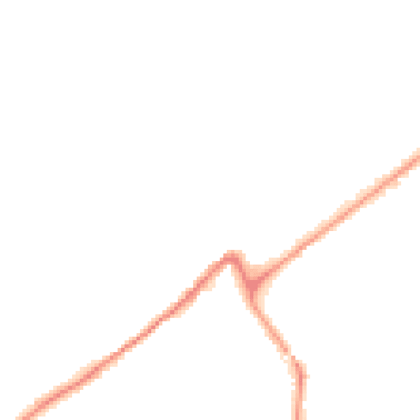 Night-time road noise heatmap for PL19 8LE