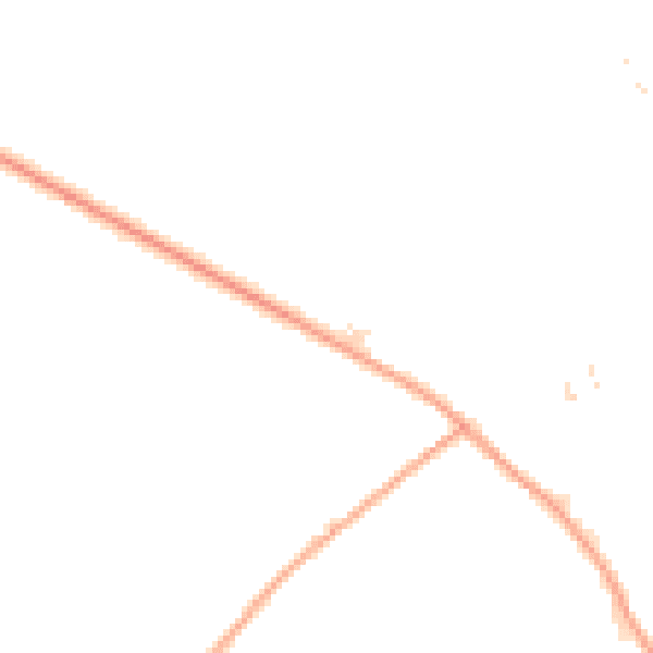 Daytime road noise heatmap for PL19 8QB