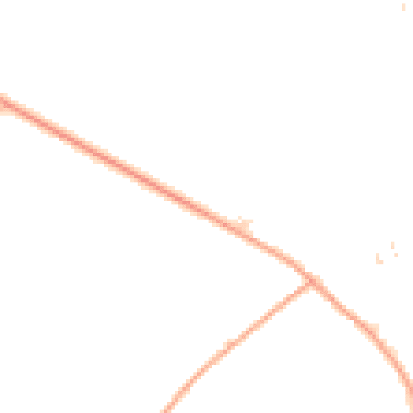 Daytime road noise heatmap for PL19 8QE