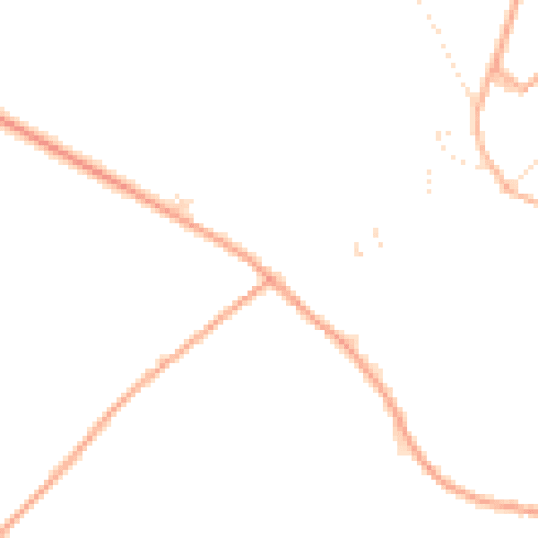 Daytime road noise heatmap for PL19 8QG