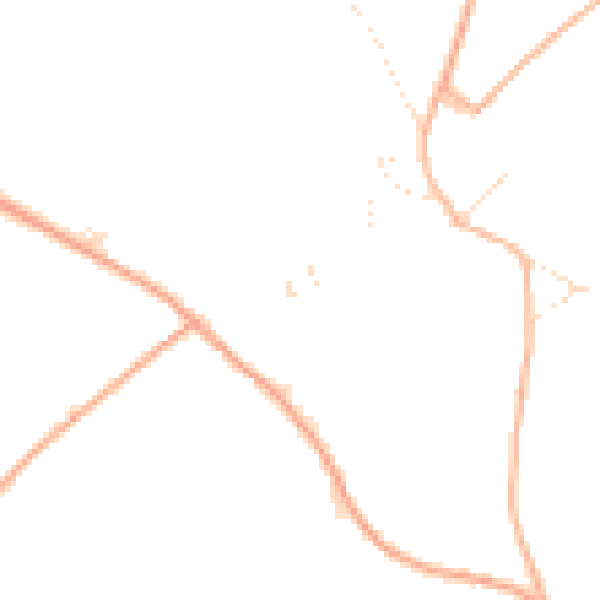 Daytime road noise heatmap for PL19 8QN