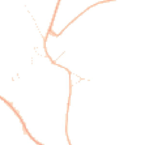 Daytime road noise heatmap for PL19 8RP