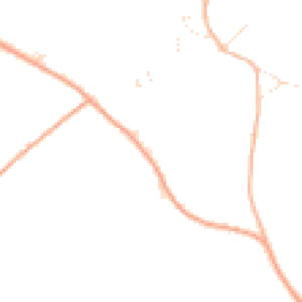 Daytime road noise heatmap for PL19 8RZ