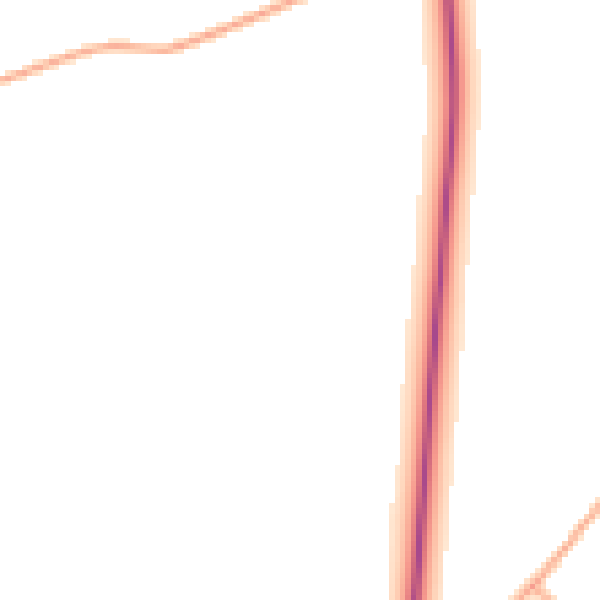 Daytime road noise heatmap for PL19 8SB