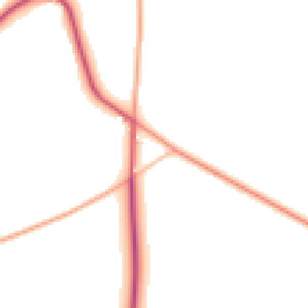 Daytime road noise heatmap for PL19 8SD