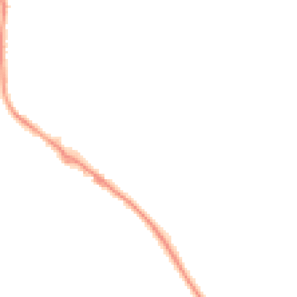 Night-time road noise heatmap for PL19 9LN