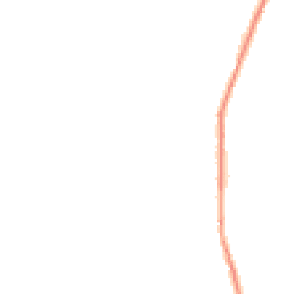 Night-time road noise heatmap for PL19 9PY