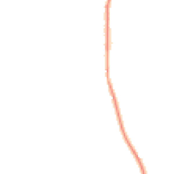 Night-time road noise heatmap for PL19 9QH
