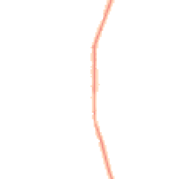 Night-time road noise heatmap for PL19 9QY