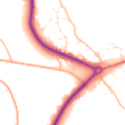 Daytime road noise heatmap for PL20 6AA