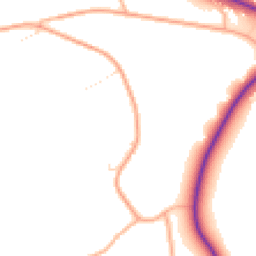 Daytime road noise heatmap for PL20 6BT