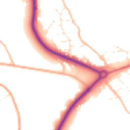 Daytime road noise heatmap for PL20 6DJ