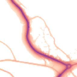 Daytime road noise heatmap for PL20 6EG