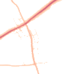 Daytime road noise heatmap for PL20 6LX