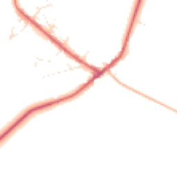Daytime road noise heatmap for PL20 6QG