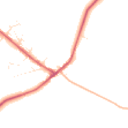 Daytime road noise heatmap for PL20 6QS