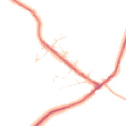 Daytime road noise heatmap for PL20 6RE