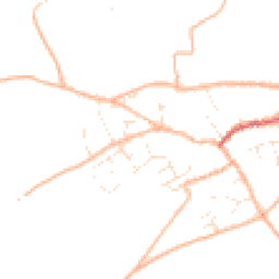 Daytime road noise heatmap for PL20 7AW
