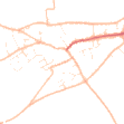 Daytime road noise heatmap for PL20 7BE