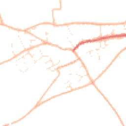 Daytime road noise heatmap for PL20 7BQ