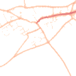 Daytime road noise heatmap for PL20 7BZ