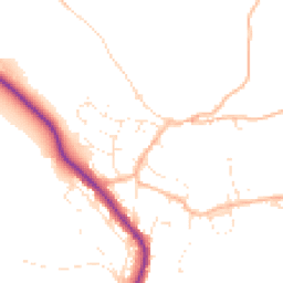Daytime road noise heatmap for PL20 7FN