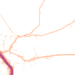 Daytime road noise heatmap for PL20 7QS