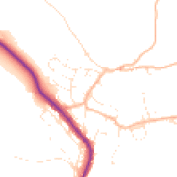 Daytime road noise heatmap for PL20 7SS
