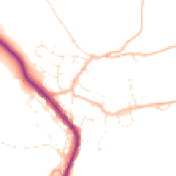Daytime road noise heatmap for PL20 7SU