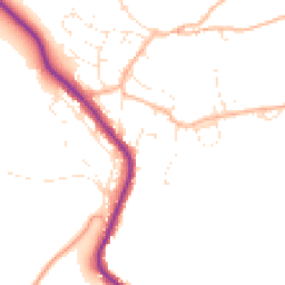 Daytime road noise heatmap for PL20 7SY