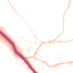 Daytime road noise heatmap for PL20 7TS