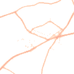 Daytime road noise heatmap for PL20 7UE