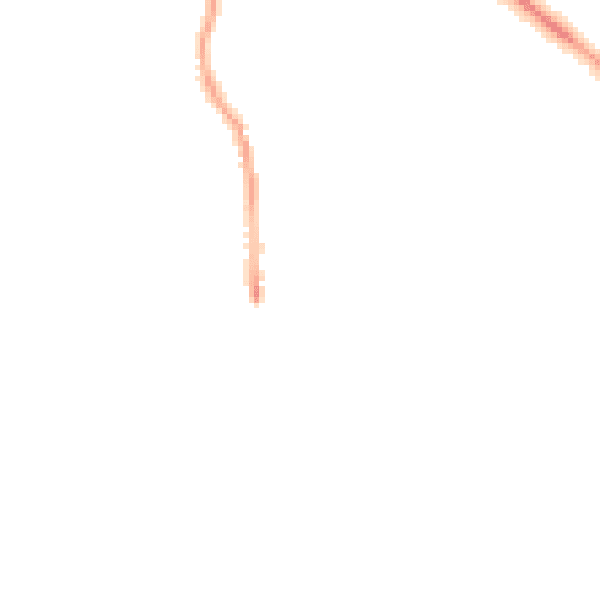 Night-time road noise heatmap for PL25 3AE
