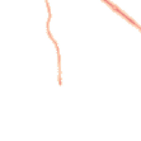 Night-time road noise heatmap for PL25 3AQ