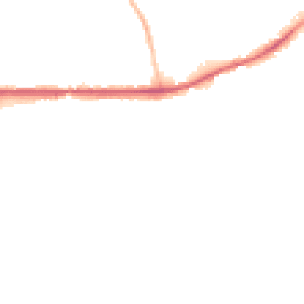 Night-time road noise heatmap for PL25 3BS