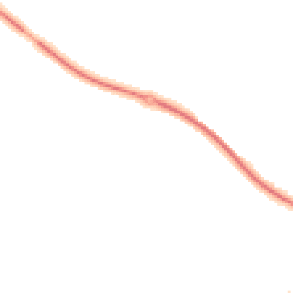 Night-time road noise heatmap for PL25 3DQ