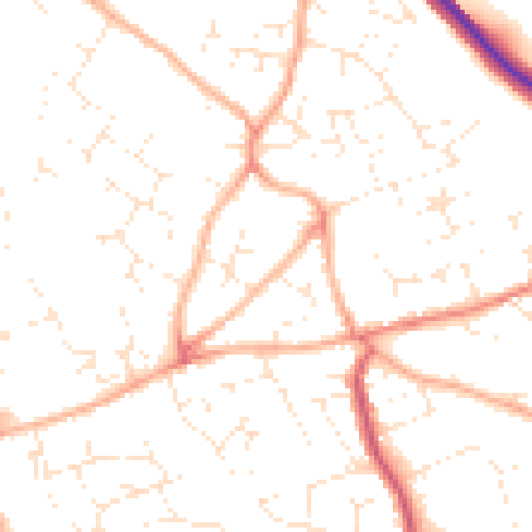 Daytime road noise heatmap for PL25 3DR