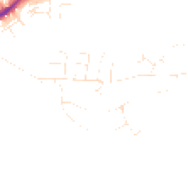 Daytime road noise heatmap for PL25 3HH