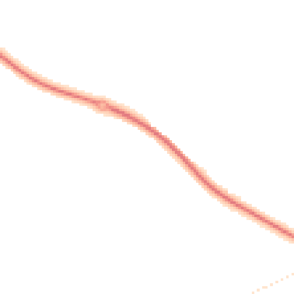 Night-time road noise heatmap for PL25 3JX