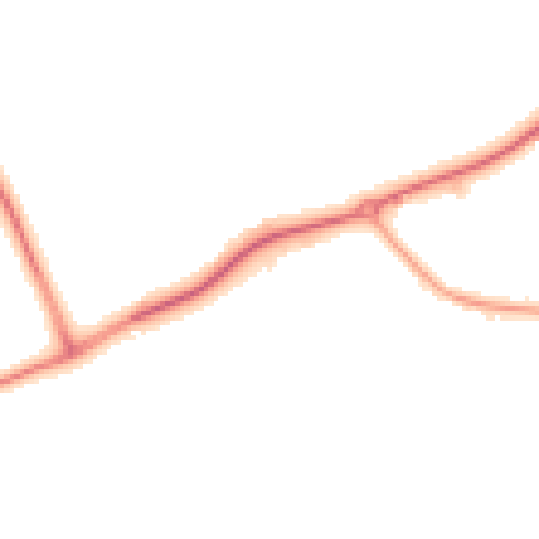 Night-time road noise heatmap for PL25 3RH
