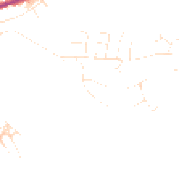 Daytime road noise heatmap for PL25 3SL